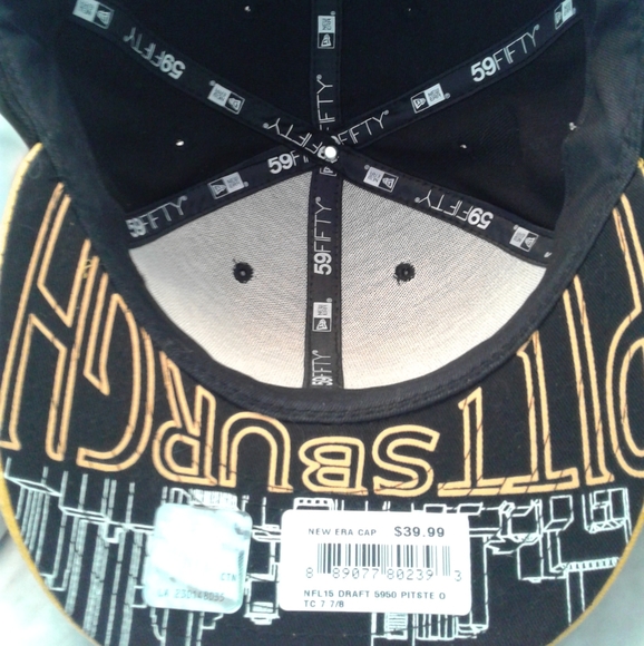 New Era 59FIFTY 7 7/8 fitted Pittsburgh Steelers - Picture 4 of 4